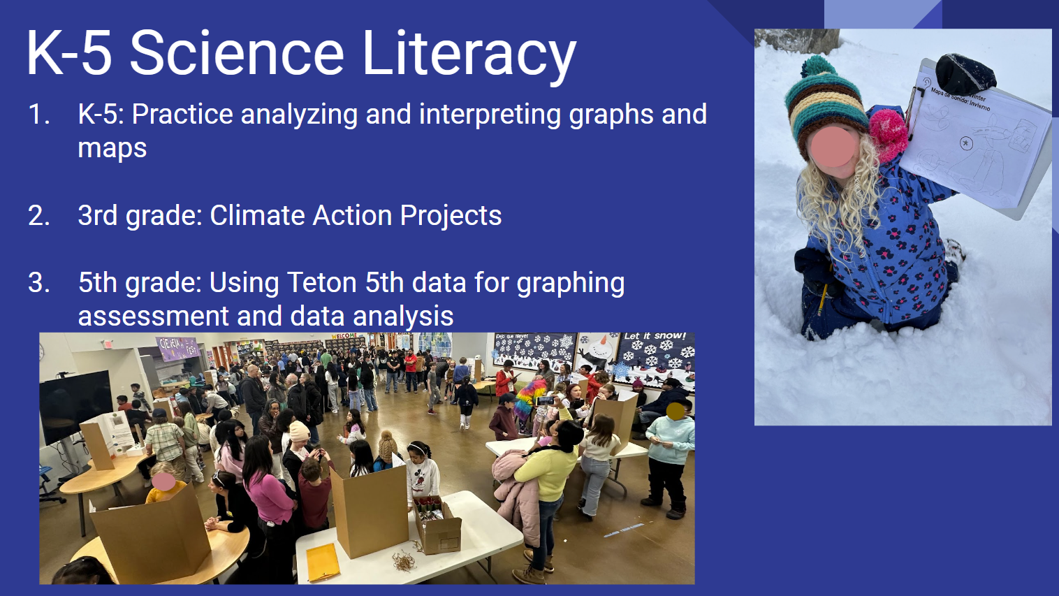 Building Science Literacy in K-5: Graphing, Climate Action, and Data Interpretation